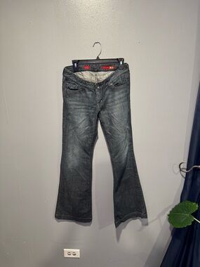 X2 Women's Flare Jeans - Subtle Faded Finish